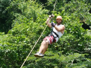 Swinging through the jungle